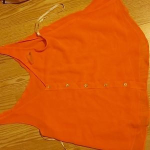 Small Orange Sleeveless